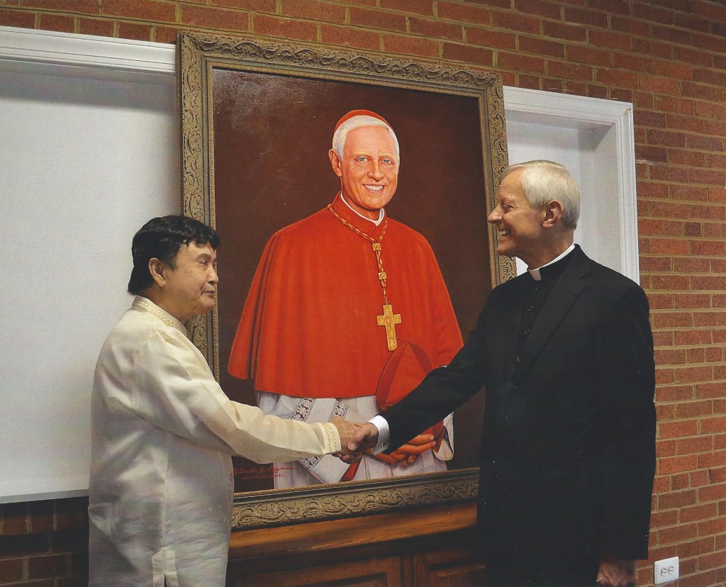 Handshake with Cardinal Wuerl